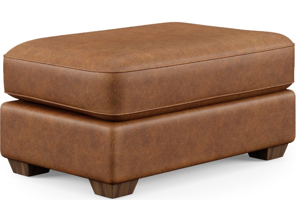 Thornton Leather Cocktail Ottoman