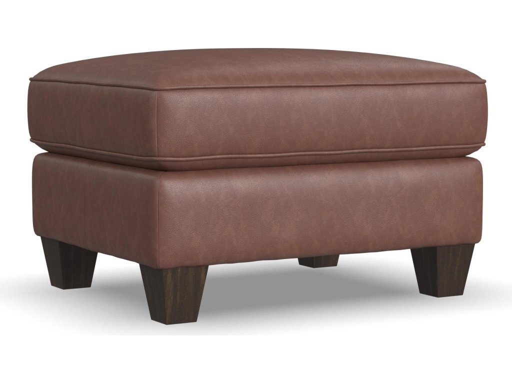 Dempsey Leather Ottoman