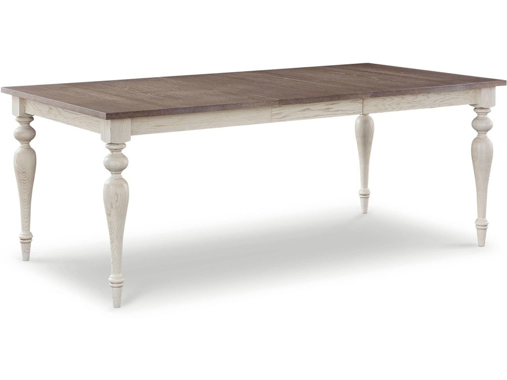 Amelia Oak Rectangle Dining Table with Leaf