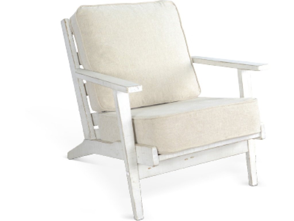 White Sand Chair Cushion Seat & Back