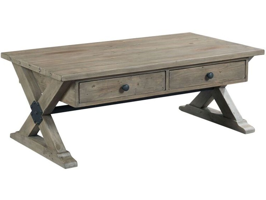 Trestle Rectangular Cocktail Table