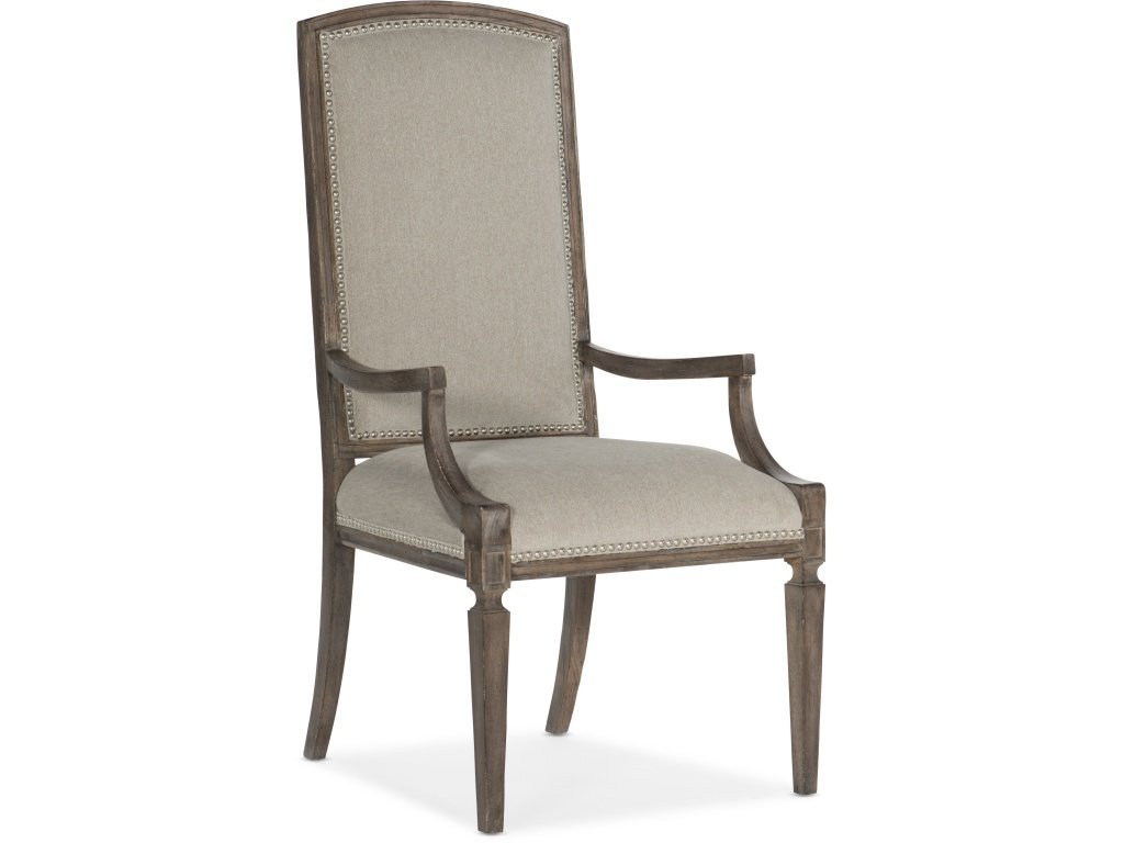 Woodlands Arched Upholstered Arm Chair - 2 Per Carton/Price Ea