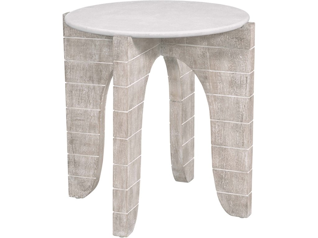 Bali Round End Table