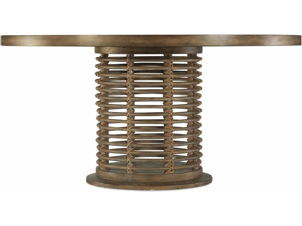 Sundance 60In Rattan Round Dining Table