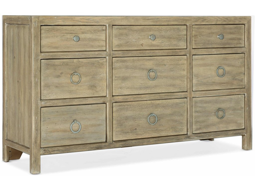 Surfrider Nine-Drawer Dresser