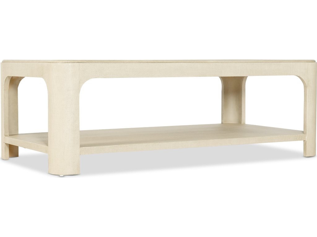 Archives Raffia Rectangle Cocktail Table