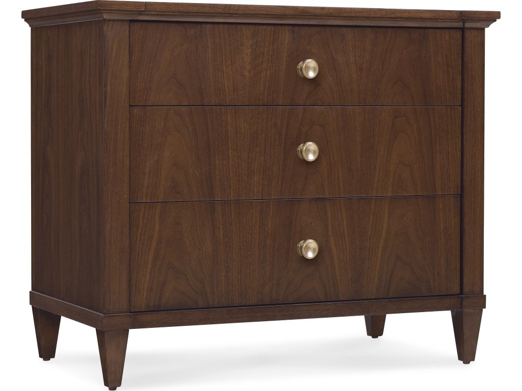 Archives Three-Drawer Nightstand