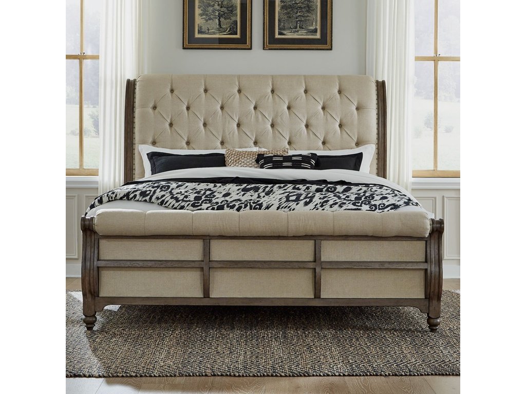 Queen Sleigh Bed