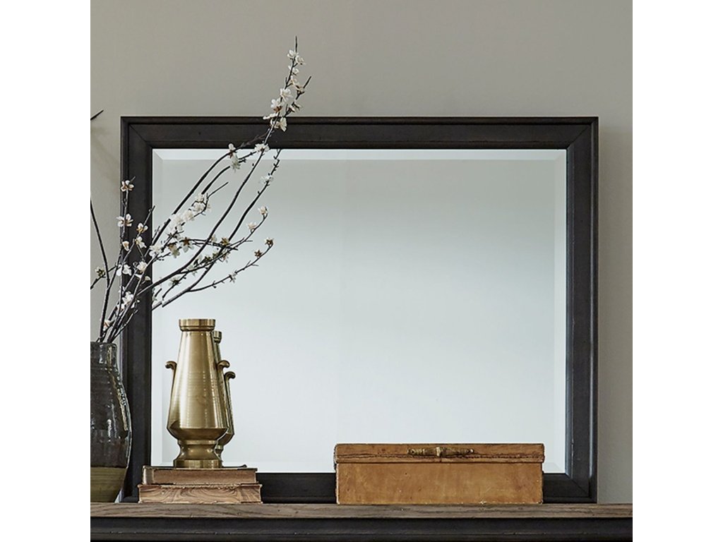 Landscape Mirror - Black