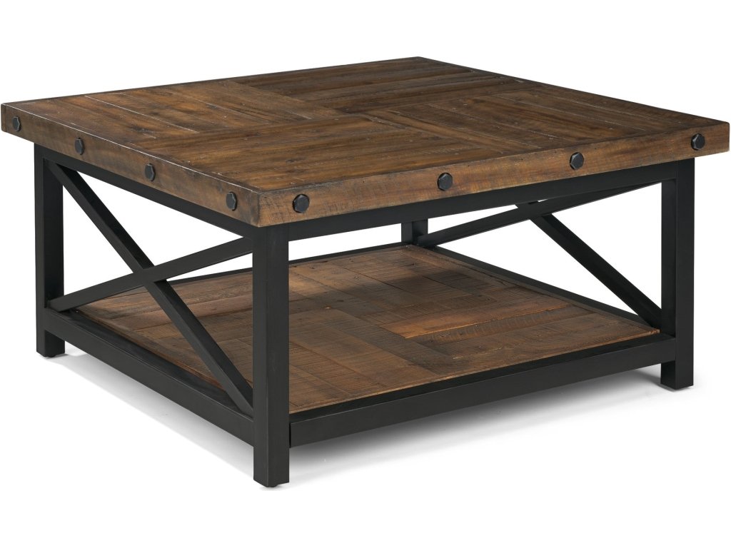 Carpenter Brown Square Coffee Table