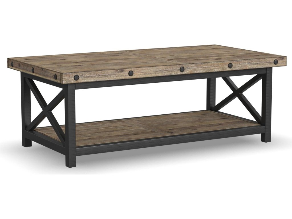 Carpenter Brown Rectangular Coffee Table