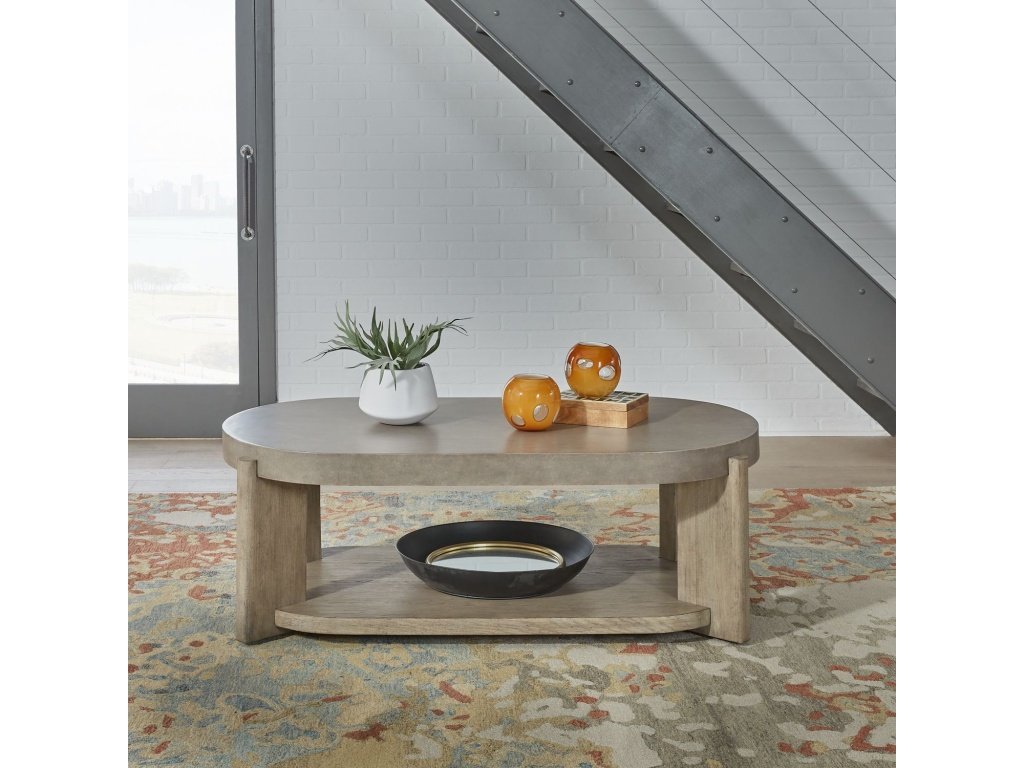 Oval Cocktail Table