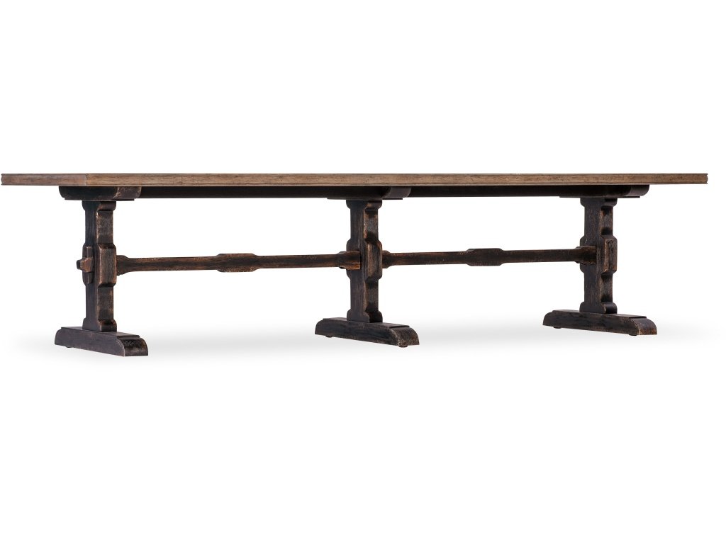 Americana Trestle Rectangle Cocktail Table