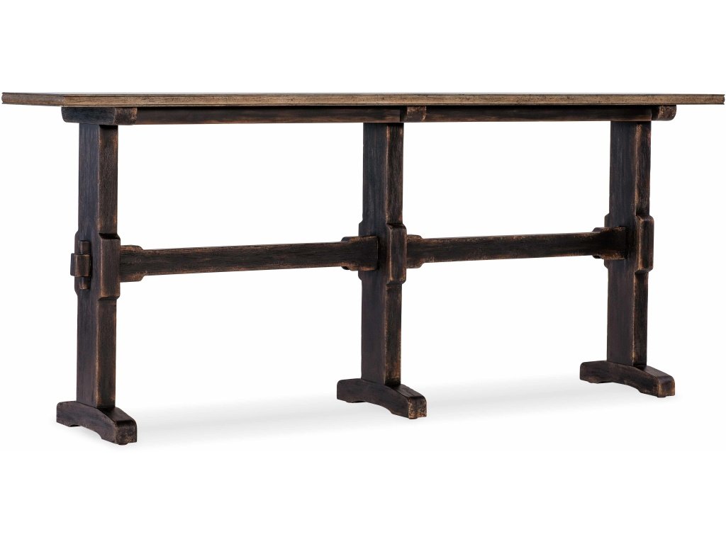 Americana Trestle Console Table