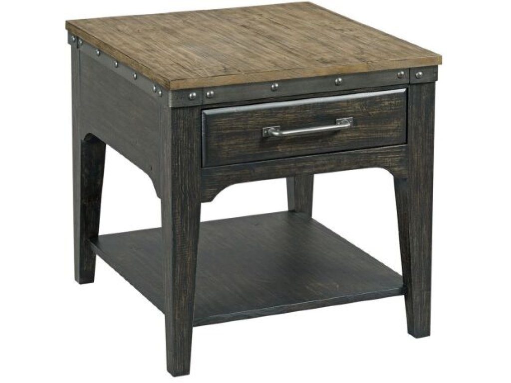 Artisans Rectangular Drawer End Table