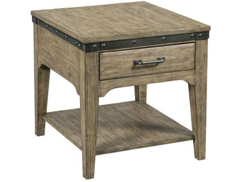 Artisans Rectangular Drawer End Table