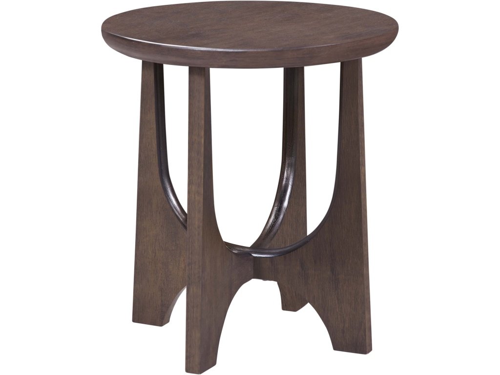 Dunnigan Brown Oak End Table