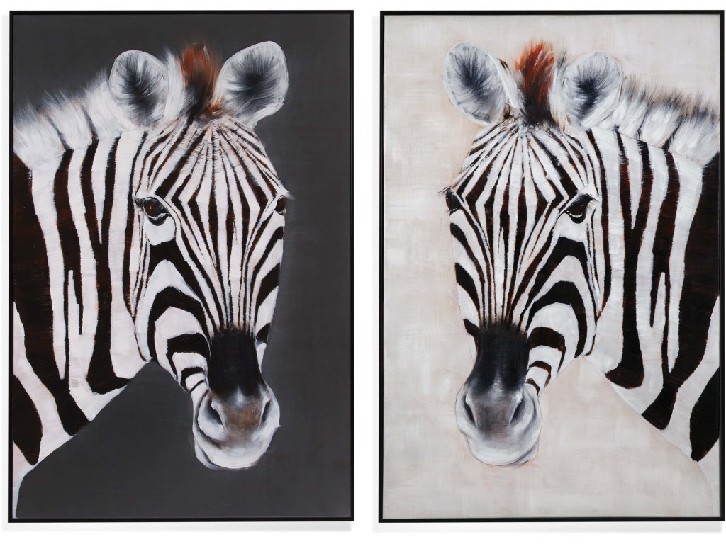 Zebra Positive and Negative - 2 Piece Set