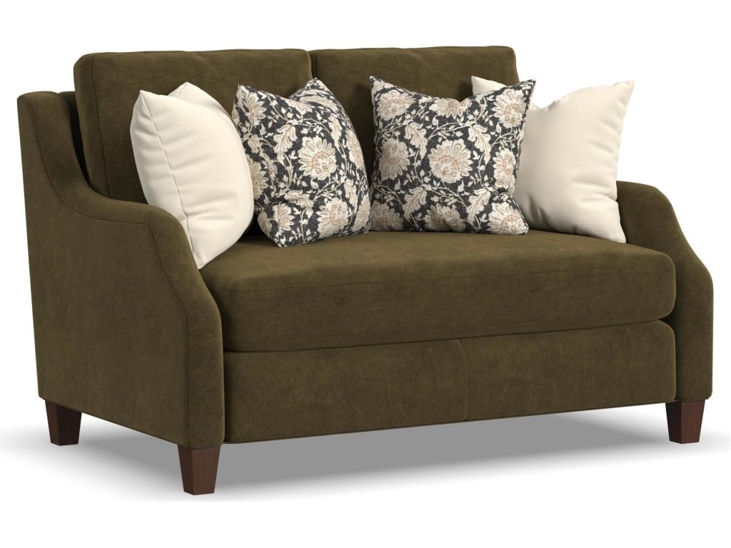 Gianna Fabric Bench Loveseat