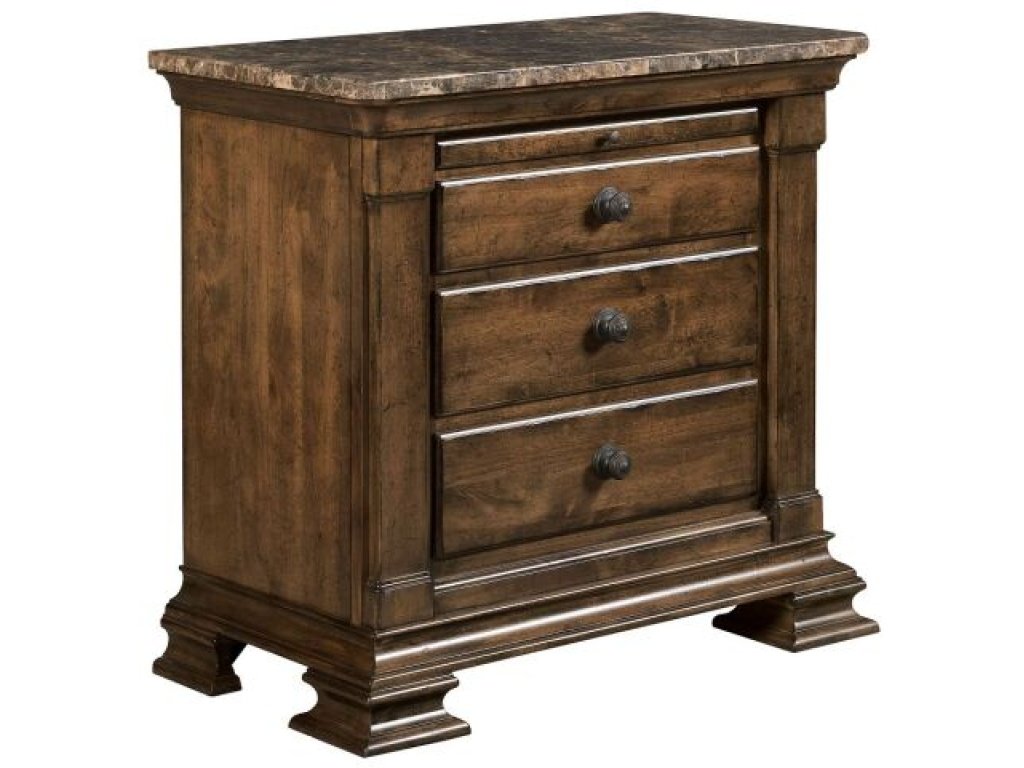 Portolone Bachelors Chest W/Marble Top