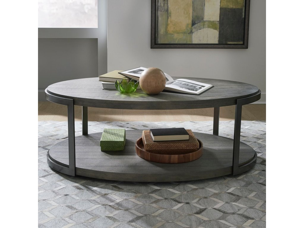 Oval Cocktail Table