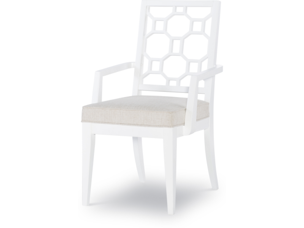 Lattice Back Arm Chair