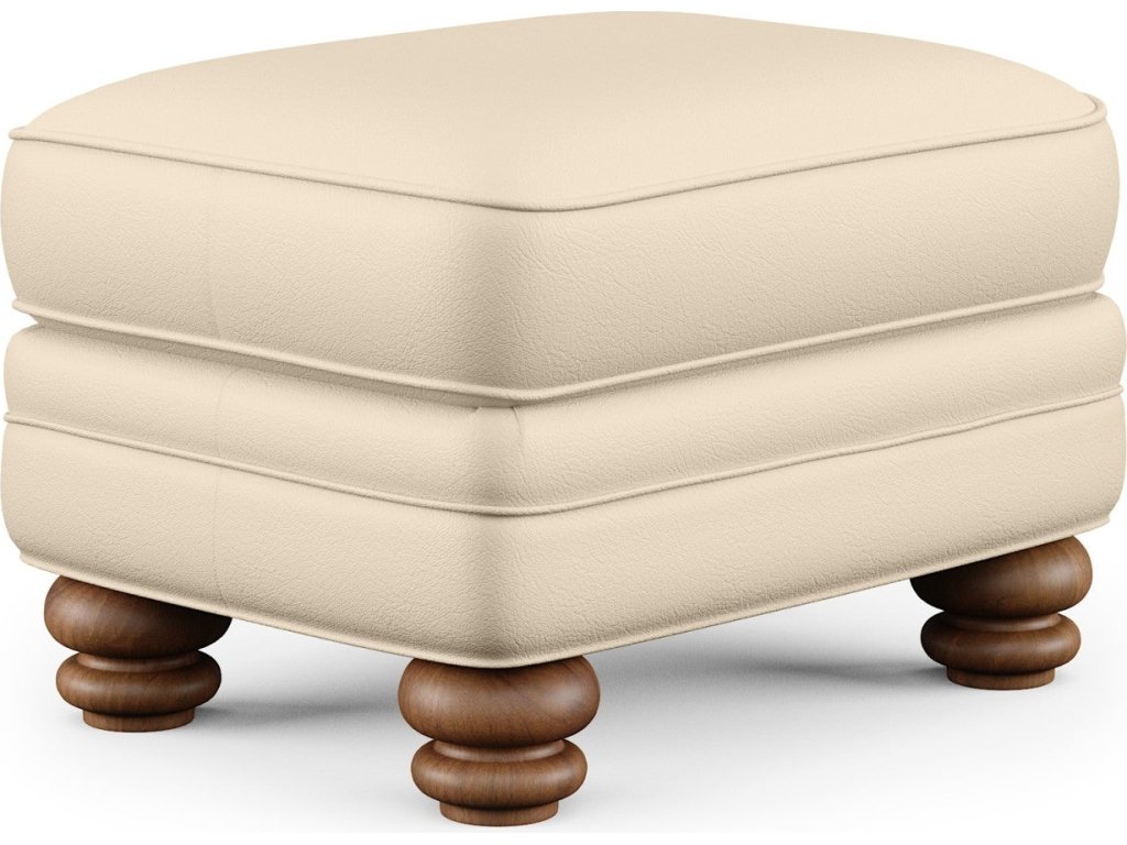 Bay Bridge Leather Ottoman