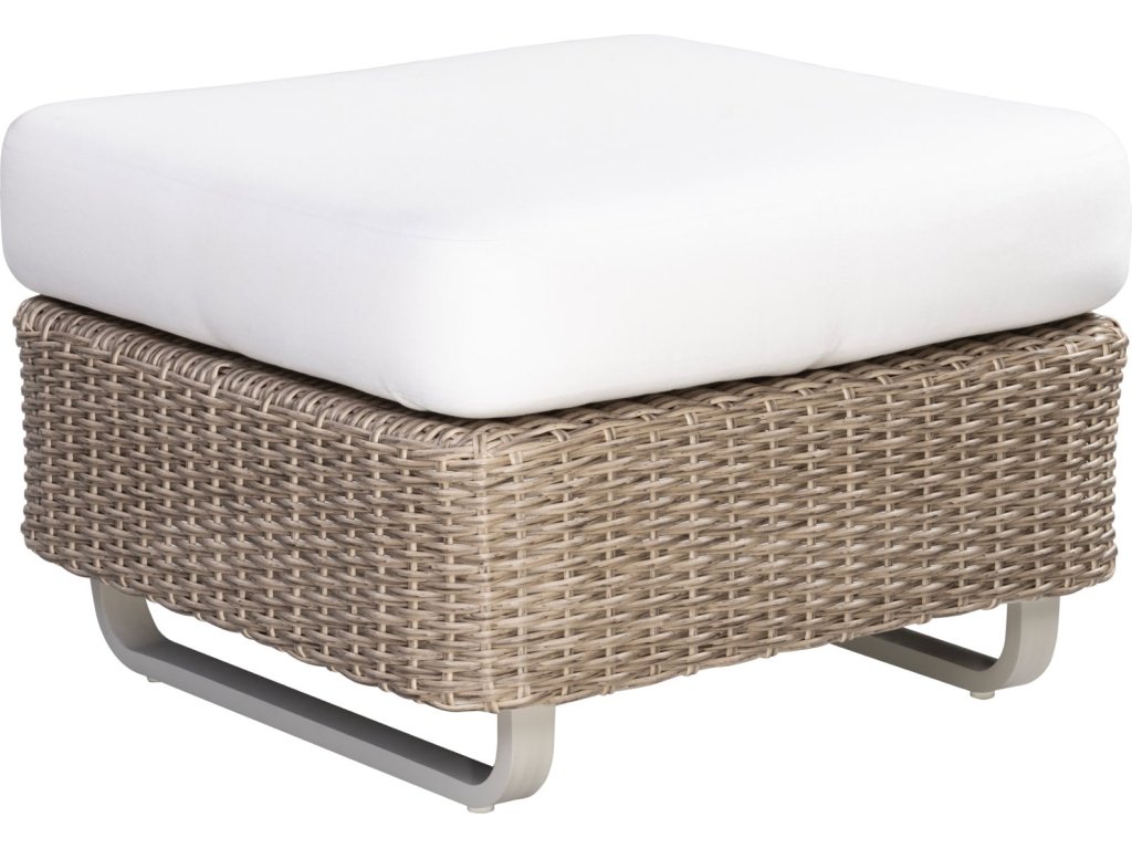 Vista Canvas Natural Ottoman