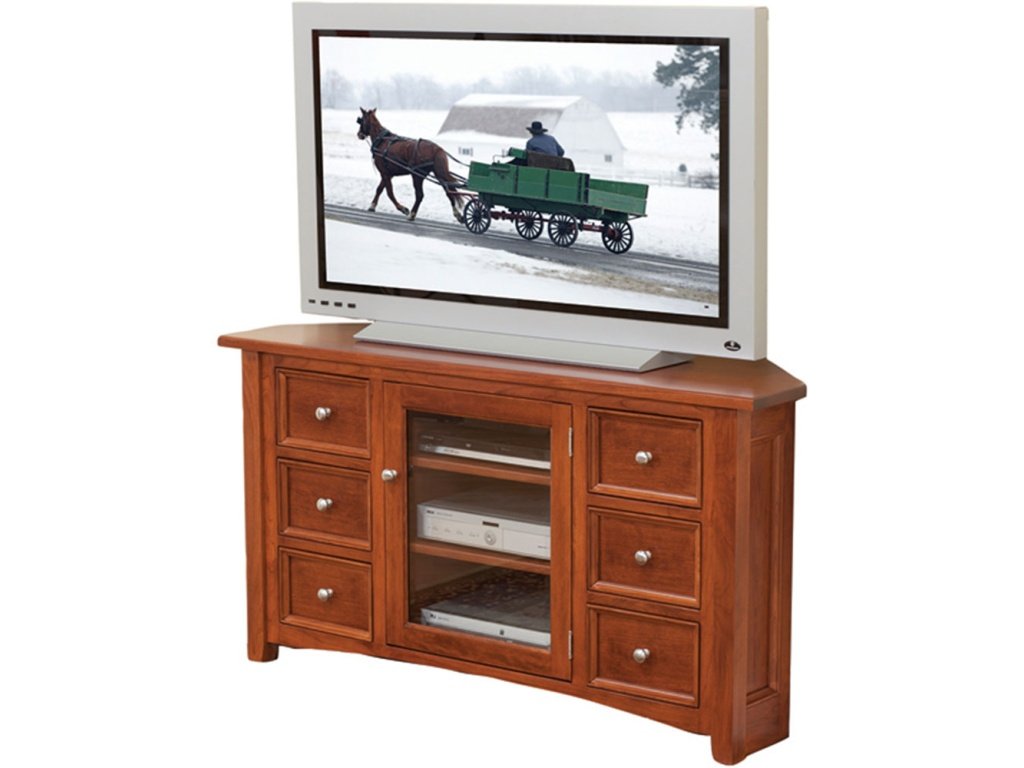 Garnet Hill Corner Media Console – 56″