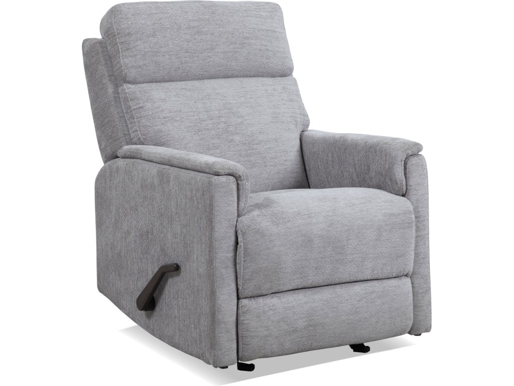 Compact Moon Gray Perfect Match Gliding Recliner