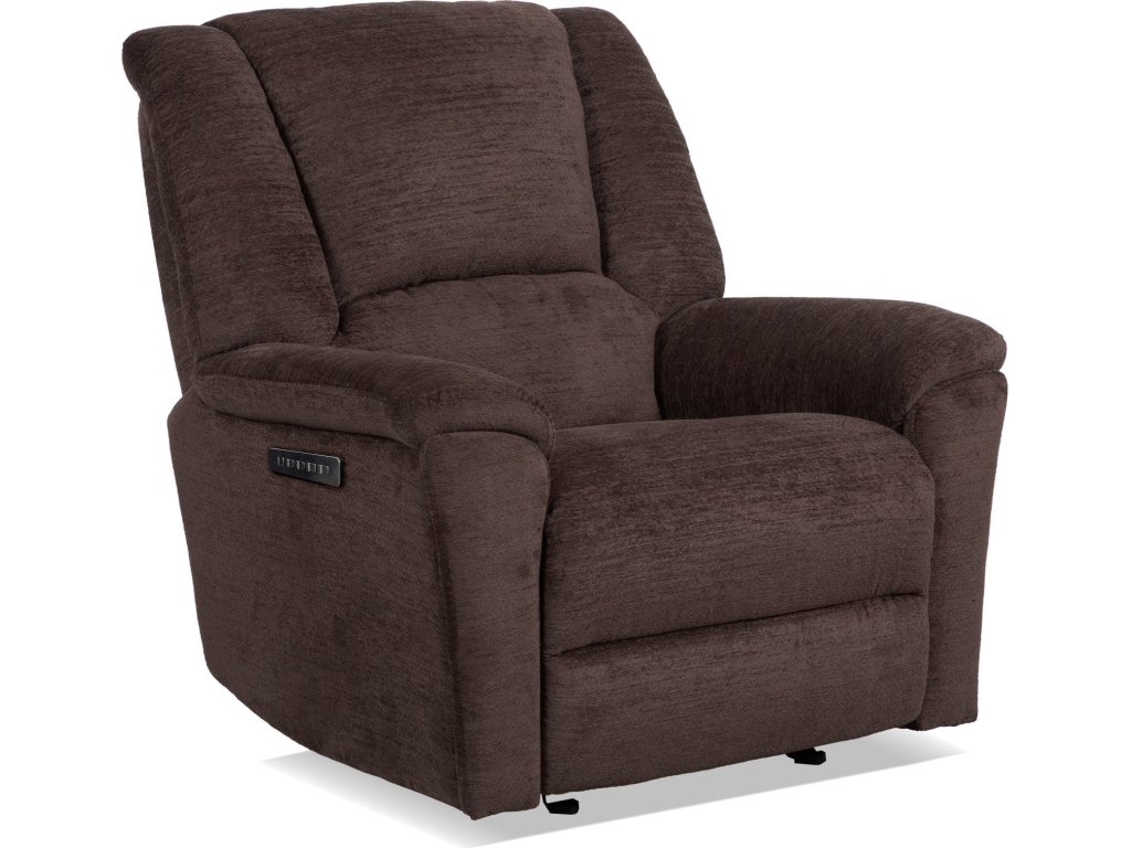 Plush Buffalo Perfect Match Power Gliding Recliner with Power Headrest & Lumbar