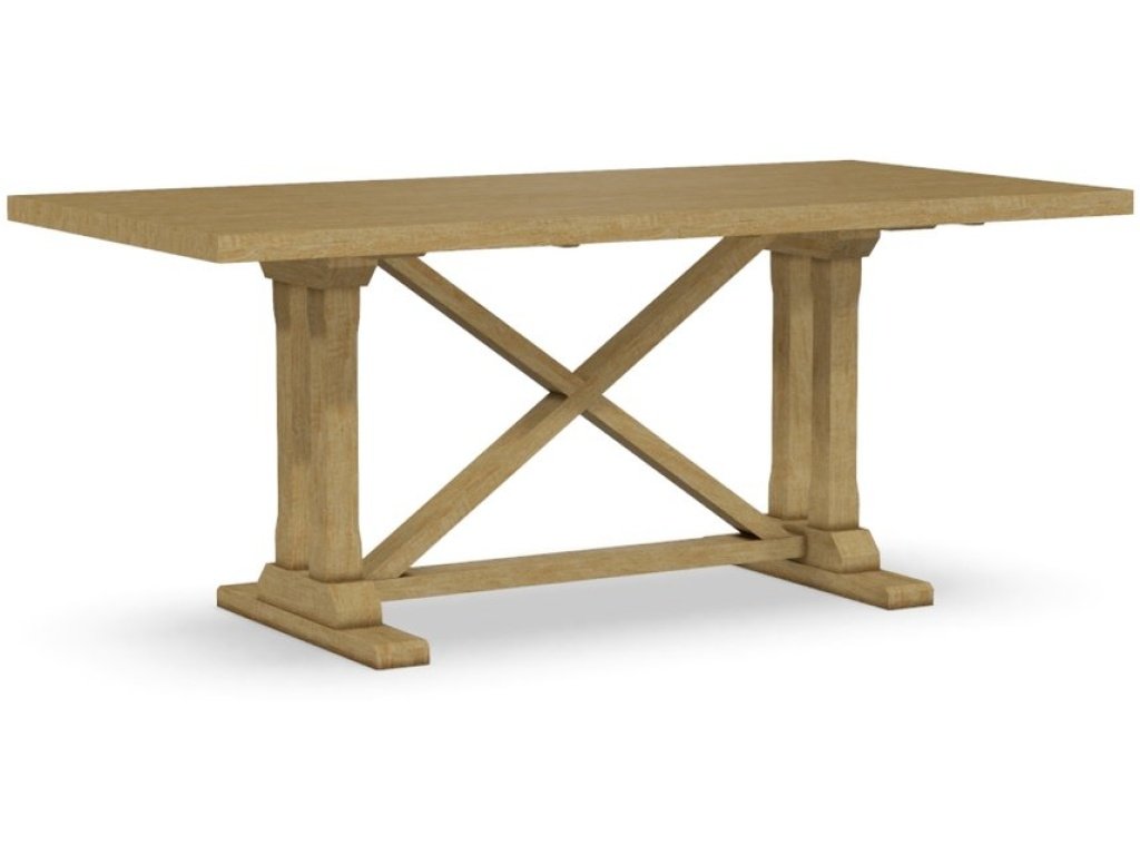 Alexa Trestle Solid Table Top and Base