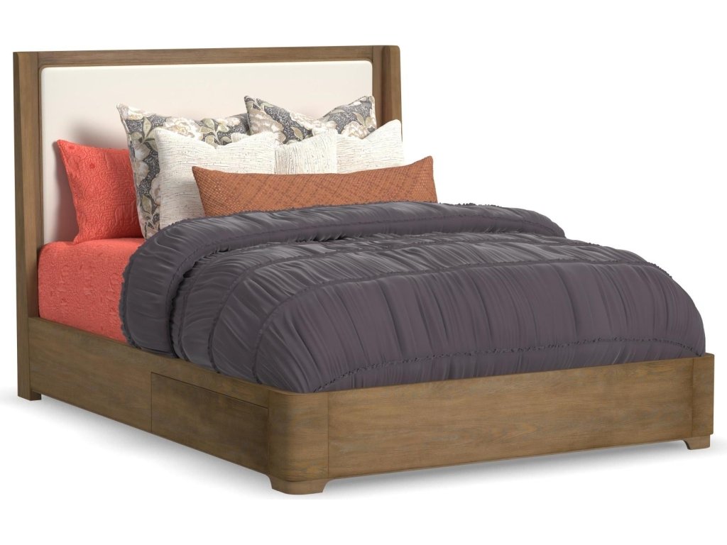 Normandy Queen Upholstered Storage Bed