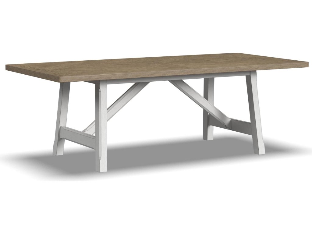 Melody White Rectangular Dining Table