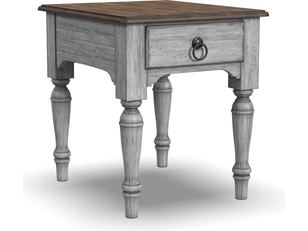 Plymouth Gray End Table