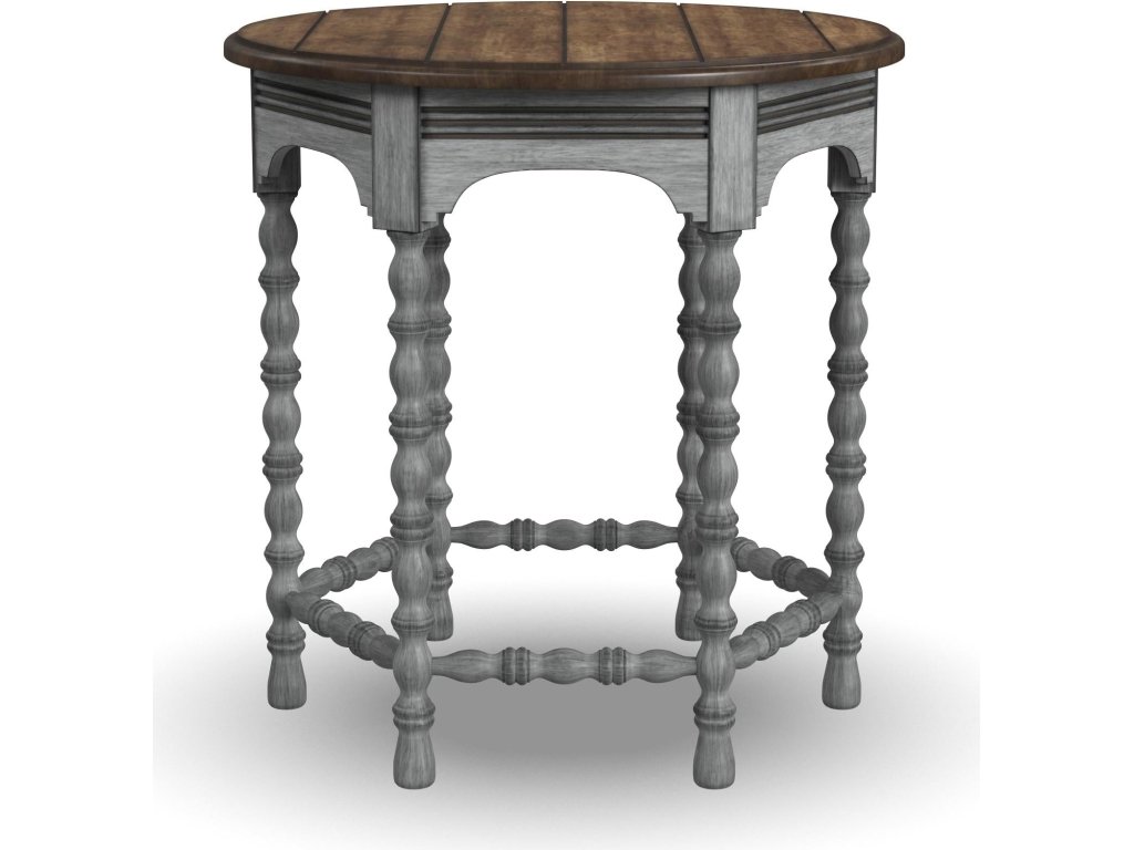 Plymouth Gray End Table