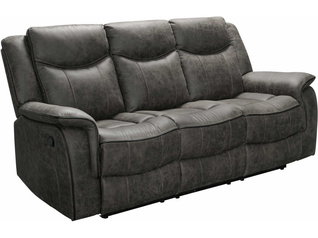 Stillwater Recliner Sofa With Drop Down Table In Charcoal