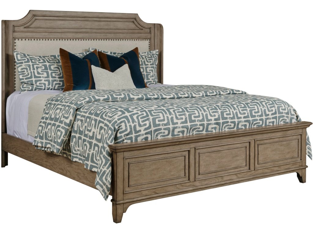 Engels Upholstered Queen Bed Complete