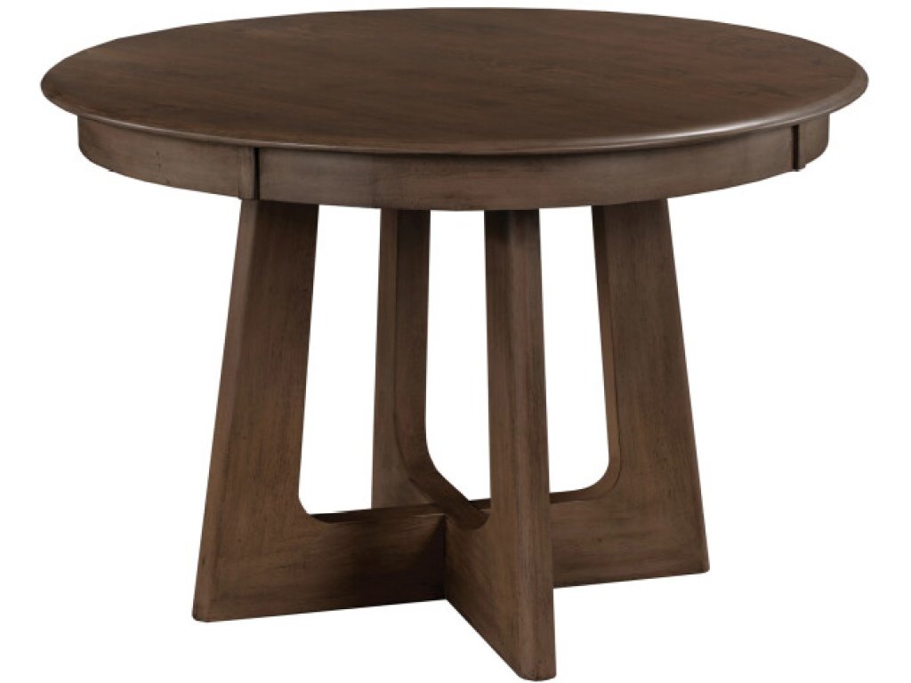 44" Round Pedestal Table, Mocha