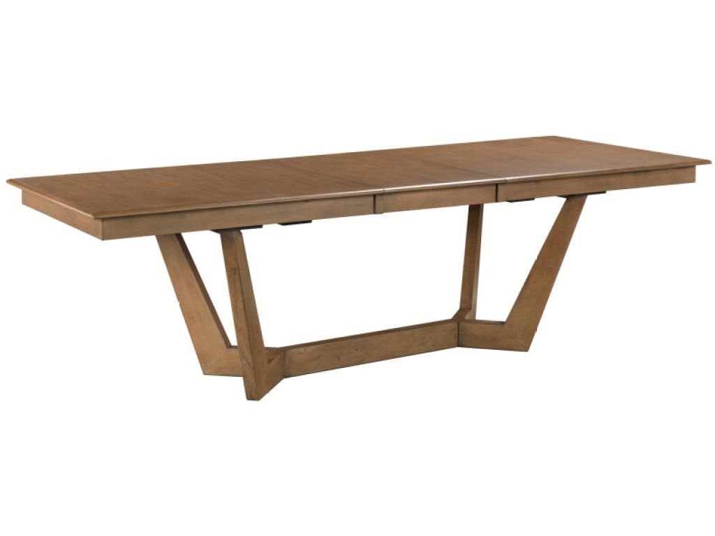 80" Rectangular Trestle Table Pkg, Latte