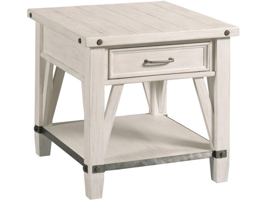 Rectangular Drawer End Table