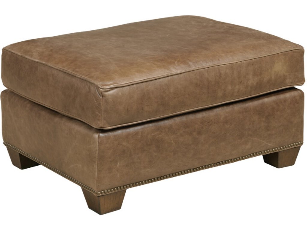 Edison Ottoman - Leather