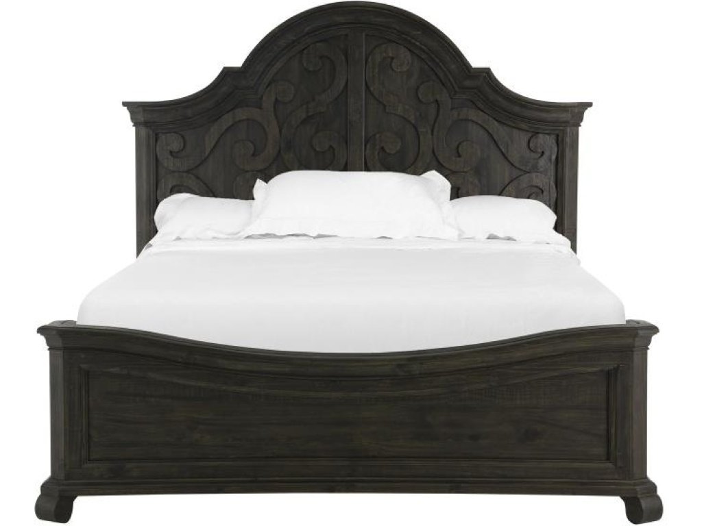 Complete Queen Shaped Panel Bed