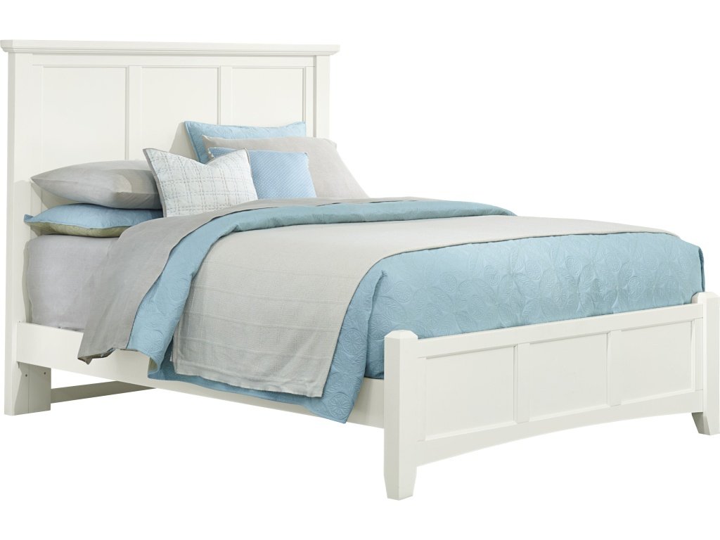 Full, Queen & King Mansion Bed - White Finish