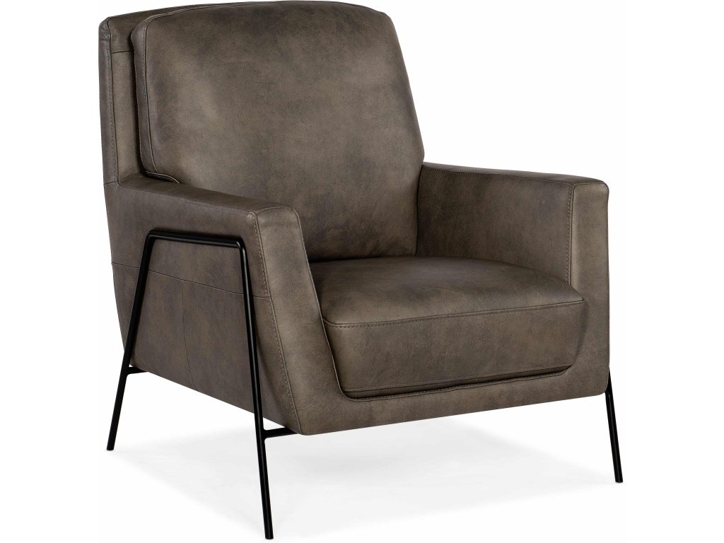 Amette Metal Frame Club Chair