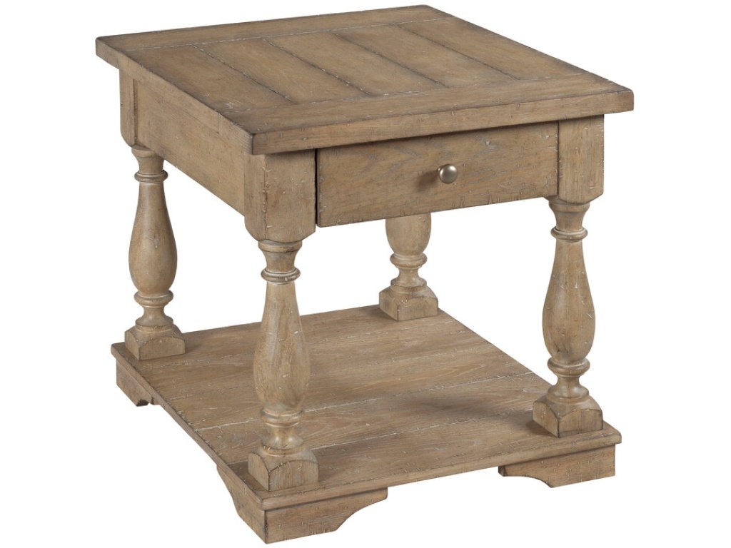 Rectangular Drawer End Table