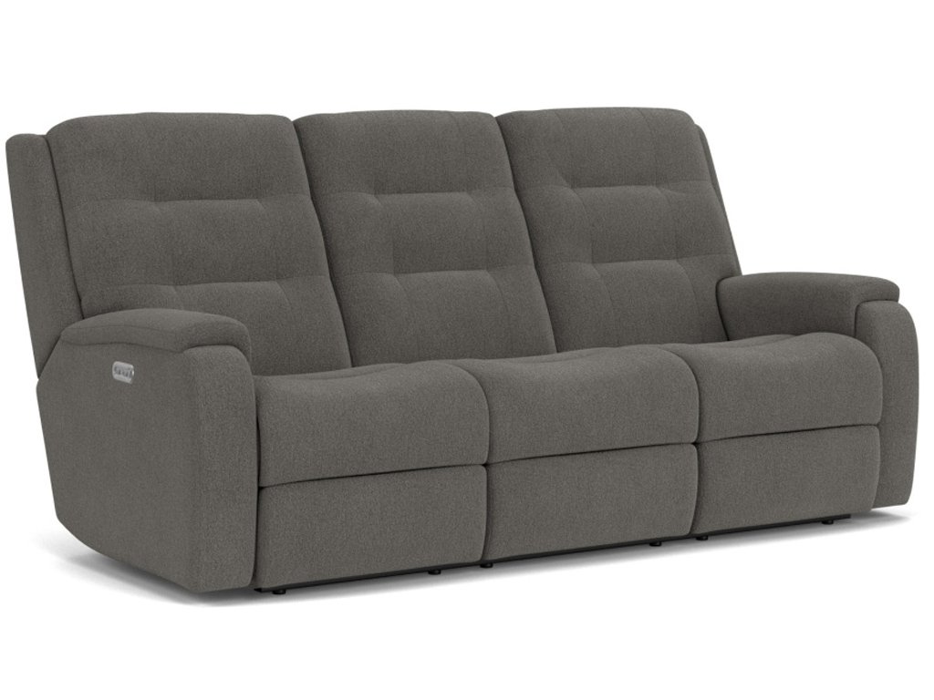 Power Reclining Sofa With Power Headrests & Lumbar