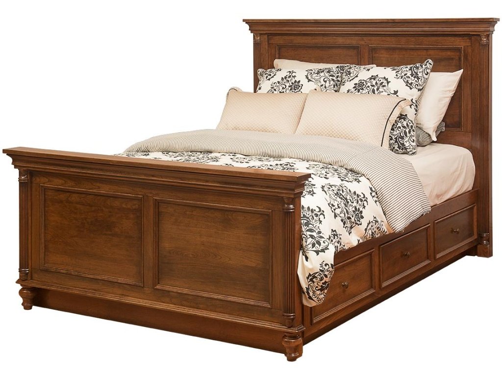 Bed With Footboard Storage