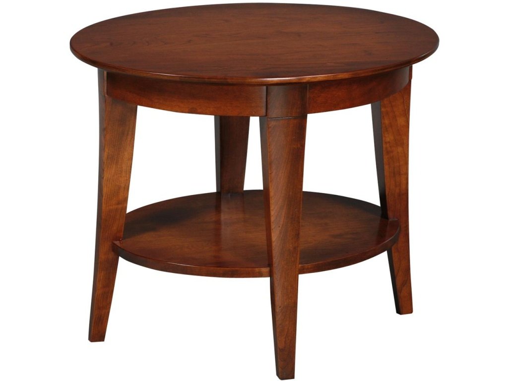 Oval End Table