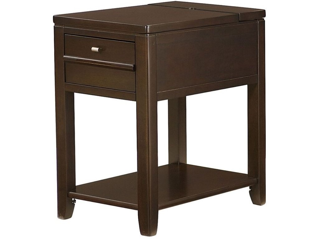 Downtown Chairside Table-Espresso